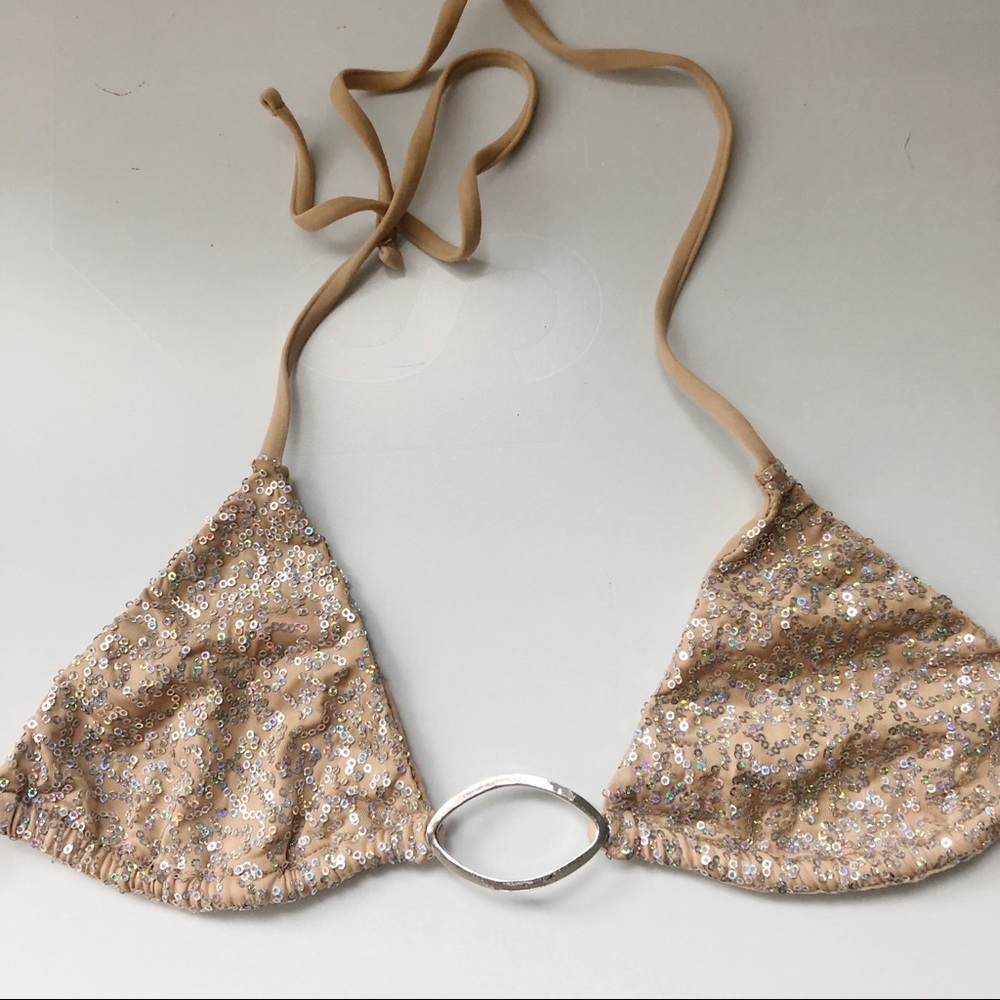 Beach Bunny Sequin Bikini Top
